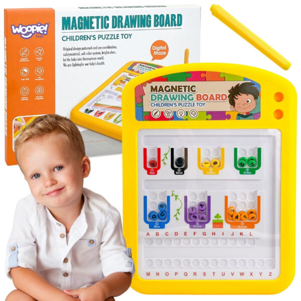 WOOPIE Tablica Magnetyczna Montessori Do Rysowania