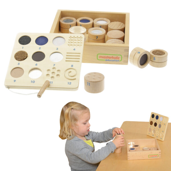 Zgaduj Dotykiem Materiał I Faktura 12 Elementów Montessori