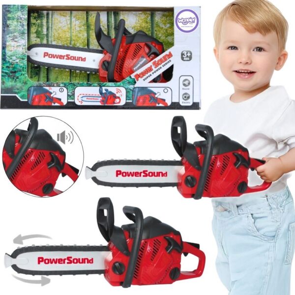 WOOPIE Piła Motorowa Łańcuchowa Dla Dzieci Gumowy Obrotowy Łańcuch