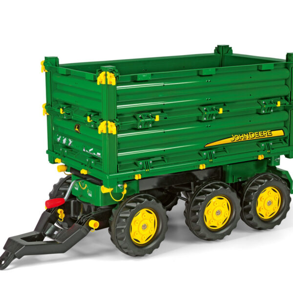 Rolly Toys rollyMulti Trailer - Przyczepa Wywrotka Rolly Multi John Deere 3 osiowa