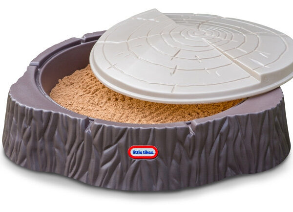 Little Tikes Duża Piaskownica Pień Drzewa Basen z Pokrywą