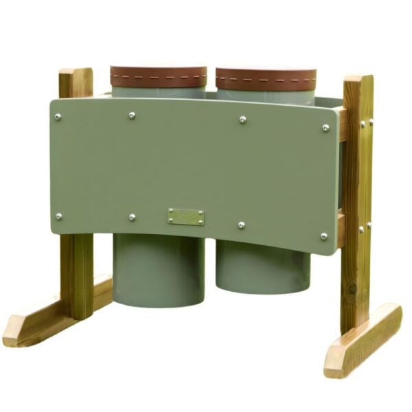 MASTERKIDZ Dwa Bębny Konga Wolnostojące Outdoor